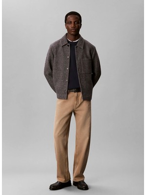 Calvin Klein Jeans Lacivert Erkek Kazak LV04RH325GCEF Ls Eu Clsc Cttn Crew