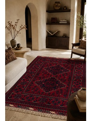 Naar Afgan Khamyab El Dokuma Yün Halı 83X121