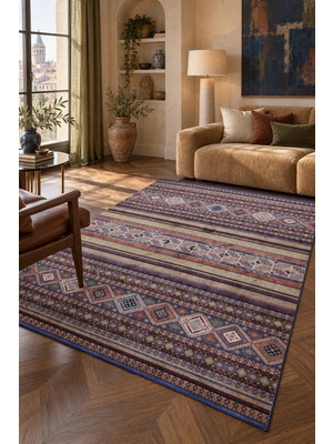 Naar Gloria 5171A Bambu Halı - Lacivert