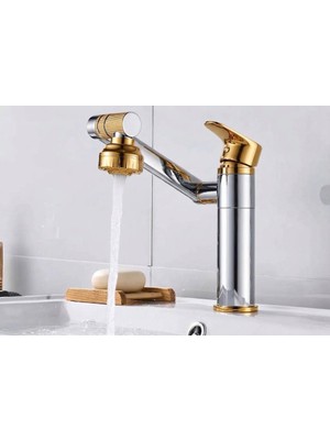 Ahtapot Evye Batarya 1080 Derece Gold-Krom