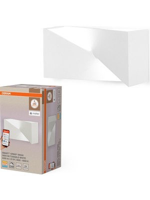 Osram Smart+ Matter Wall Swan 23W 1700 Lümen 3000-6500K Wi-Fi Akıllı LED Duvar Apliği Beyaz