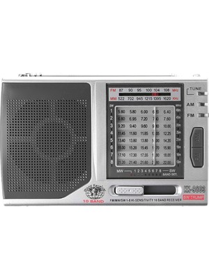 Kchibo KK-9803 Taşınabilir Pilli Cep Radyosu Deprem Çantası Radyosu Am Fm Mini Radyo