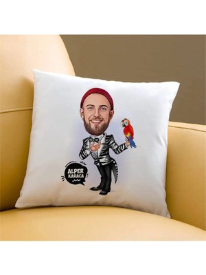 Maison Luré Erkek Karikatürlü Yastık