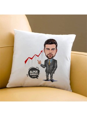 Maison Luré Erkek Karikatürlü Yastık
