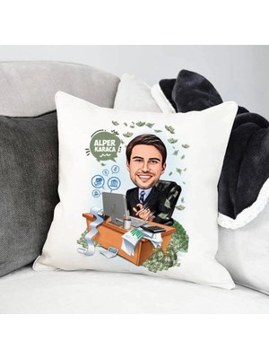 Maison Luré Erkek Karikatürlü Yastık
