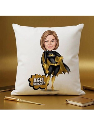 Maison Luré Kadın Karikatürlü Yastık