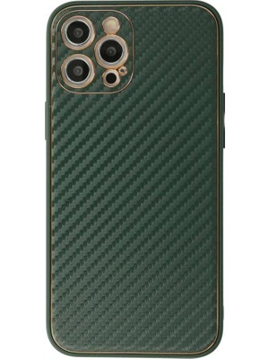 Iphone 12 Pro Kılıf Coco Karbon Silikon - Yeşil
