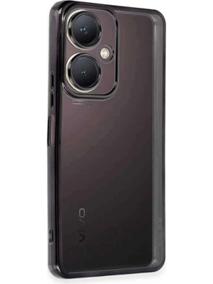 Y27 Kılıf Razer Lensli Silikon - Siyah