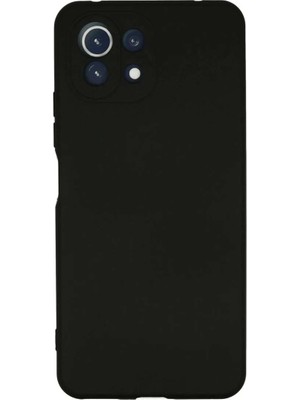 Mi 11 Lite Kılıf Nano Içi Kadife Silikon - Siyah