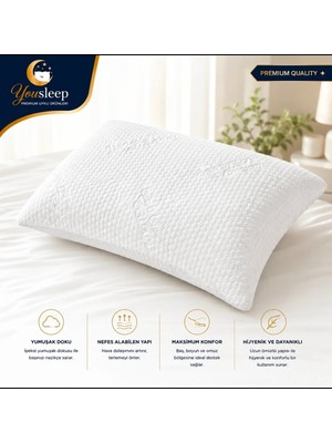 Maison Luré Sleepy 50X70 Micro Silikon Antialarjik Silikon Örme Kumaşlı Yastık
