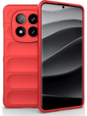 Redmi Note 14 Pro 4g Kılıf Optimum Silikon - Kırmızı