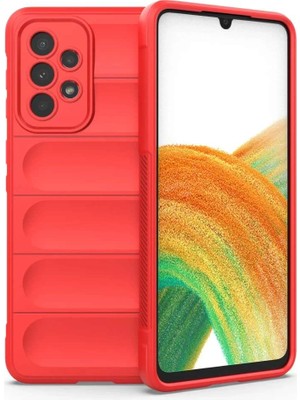 Galaxy A33 5g Kılıf Optimum Silikon - Kırmızı