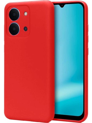 Redmi 15C 4g First Silikon - Kırmızı