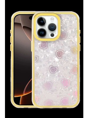 iPhone 15 Pro Lumi Desenli Kapak - Sarı