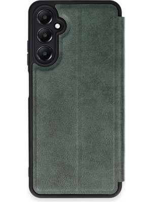 Galaxy A25 5g Kılıf Flip Cover - Koyu Yeşil