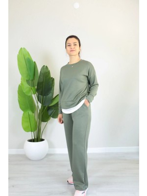 Luxee Modal Kumaş Uzun Kollu Etek Detaylı Alt Üst Takım