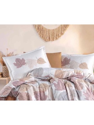 Maison Luré Ranforce 2 Li Kapaklı Yastık Kılıfı 50X70 +5 cm Volanlı Zencefil