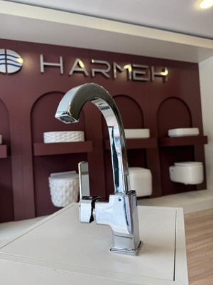 Harmeh Concept 7121 C Lüx Kare Kuğu Lavabo Bataryası