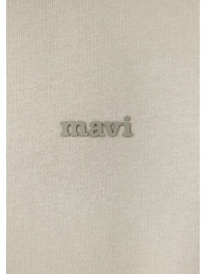 Mavi Logo Yarım Fermuarlı Sweatshırt Sol
