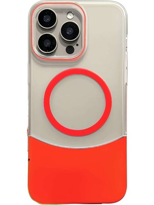 iPhone 16 Pro Max Velar Magsafe Kapak - Kırmızı