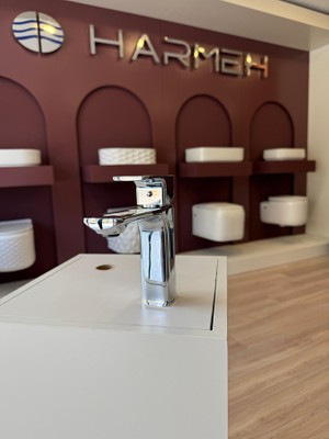 Harmeh Concept 7123 C Lüx Kare Sabit Lavabo Bataryası Krom