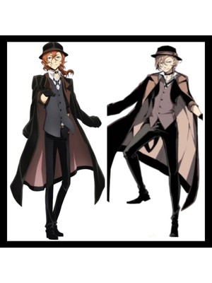 Maison Luré Owl Bag Chuuya Nakahara Bungou Stray Dogs Desenli Tek Yön Baskılı Sarılma Y Yastık