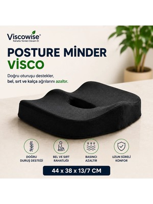 Maison Luré Posture Mınder Visco 44*38*13 7 cm Çantalı Yastık