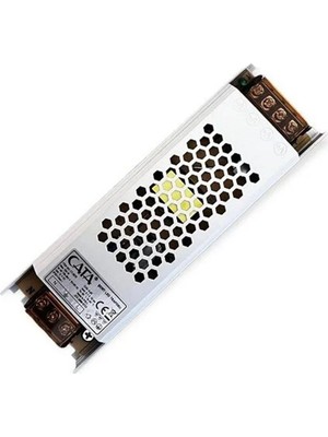 Cata CT-2675 120W 12,5 Amper Adaptör Klemensli Süper Slim Şerit LED Trafosu