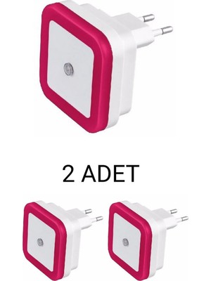 Cata CT-9500 Fotoselli LED Gece Lambası 1W Pembe - 2 Li Paket