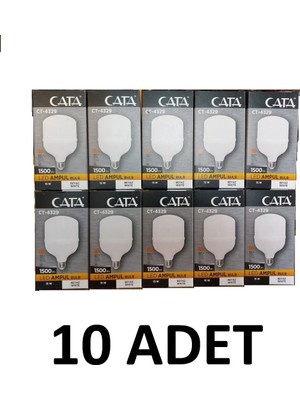 Cata 15W Torch LED Ampul 6400 K E27 CT-4329 10 Adet