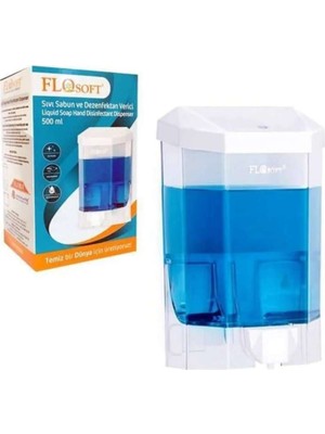 Bin1çeşit Plastik Büyük Şeffaf Sıvı Sabunluk 1000 Ml. ROYALEKS-F086