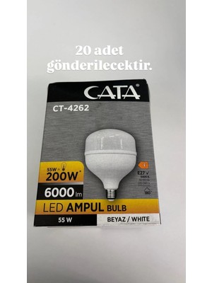 Cata CT-4262 Beyaz Işik LED Ampul