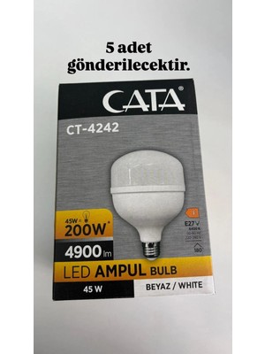 Cata CT-4242 45W Beyaz Işik LED Ampul