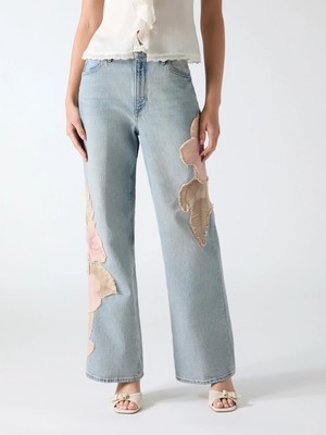 Guess Rey Kadın Loose Fit Jean