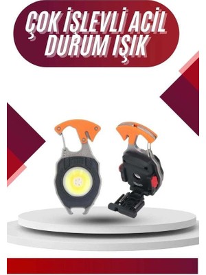 Bin1çeşit Kamp Için Taşınabilir 7 Modlu Mini LED Lamba USB Şarjlı