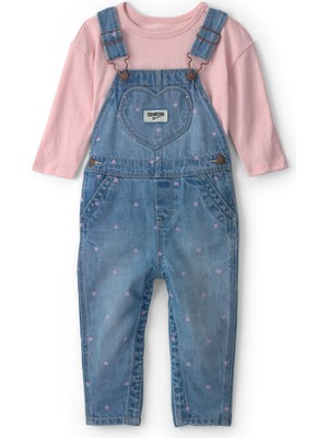 Oshkosh Kız Bebek 2li Set 6 Ay-24 Ay Çok Renkli