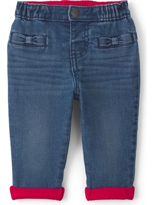 Oshkosh Kız Bebek Denim Pantolon 6 Ay-24 Ay Mavi