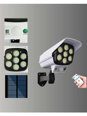 Bin1çeşit Hareket Algılamalı Güneş Enerjili LED Lamba 5-8 M Güvenlik
