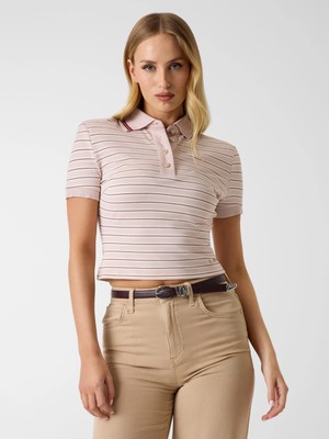 Guess Ludovica Kadın Slim Fit Polo T-Shirt