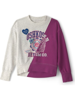 Oshkosh Kız Çocuk Sweatshirt 6 Yaş-8 Yaş Çok Renkli