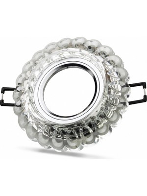 Neva Prime 1 Adet Noas YL65 1667 Geras LED Çerçeveli 4000K Kristal Cam Spot GU10 Duy