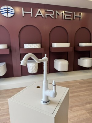 Harmeh Concept 030870 W Porselenli Rustik Evye Bataryası Beyaz