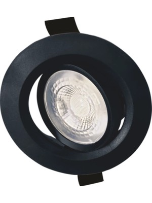 Neva Prime 1 Adet Cata Ct 5200 Lal Siyah Kasa 7W Sıva Altı LED Spot Gün Işığı 3200K