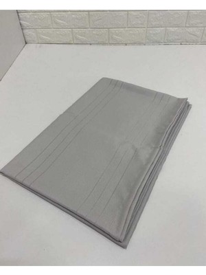 Bin1çeşit Çizgili Tek Masa Örtüsü Colber 160X220CM Gri