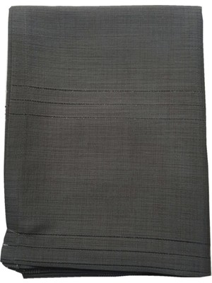 Bin1çeşit Keten Kumaş Çizgi Masa Örtüsü 160*220 cm Siyah