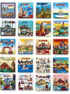Magicool Istanbul Temalı Buzdolapı Süsü Magnet ALK5817