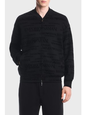 Emporio Armani Pamuklu Fermuarlı Regular Sweat Erkek Sweat EM006881 AF10013 FC376