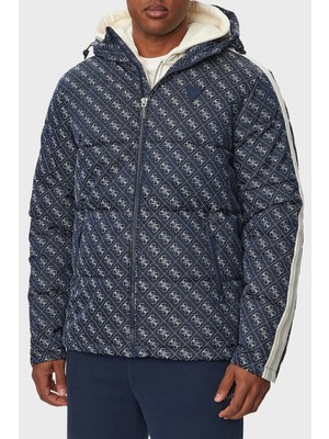 Guess Fusco 4g Logolu Şerit Detaylı Regular Fit Kapüşonlu Şişme Mont Z5BL02WFIQ2 Erkek Mont Z5BL02 Wfıq2 Fbı2