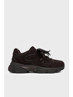 Guess Irrina Logolu Süet Sneaker Ayakkabı FLFIRRSUE12 Kadın Ayakkabı Flfırr SUE12 Brobr