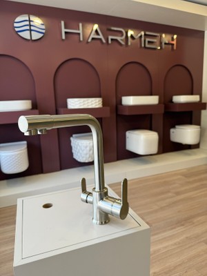 Harmeh Concept 1801 N Ithal L Arıtmalı Evye Bataryası Inox